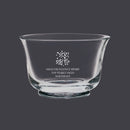 9" Engraved Horse Show Glass Revere Bowl Trophy