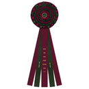 Holsworthy 5 Rosette Award Ribbon, 13" Top