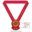 Custom Deluxe York Award Sash, 6-1/2" Top