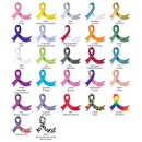 5" Square Custom Awareness Acrylic Award With Clear Acrylic Base