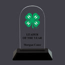 6-1/4" Custom Full Color Arch Acrylic Award