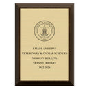 5" x 7" Award Plaque - Walnut With Engraved Plate.