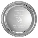 12" Silver Plate Plain Edge Tray.