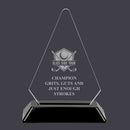 6-1/4" Custom Engraved Arrowhead Acrylic Award