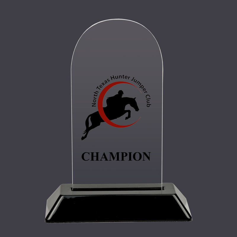 6-1/4" Custom Full Color Arch Acrylic Award