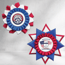 Limited Edition Cockade Star, 5” Top