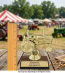5-1/2" Walnut Finished Award Trophy