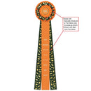 Deluxe Mansfield 3 Rosette Award Ribbon, 6-1/2" Top