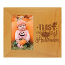 4" X 6" Red Alder Picture Frame Engraved.