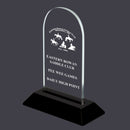 6-1/4" Custom Engraved Arch Acrylic Award