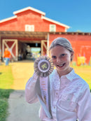 Trent 3 Rosette Award Ribbon, 5" Top