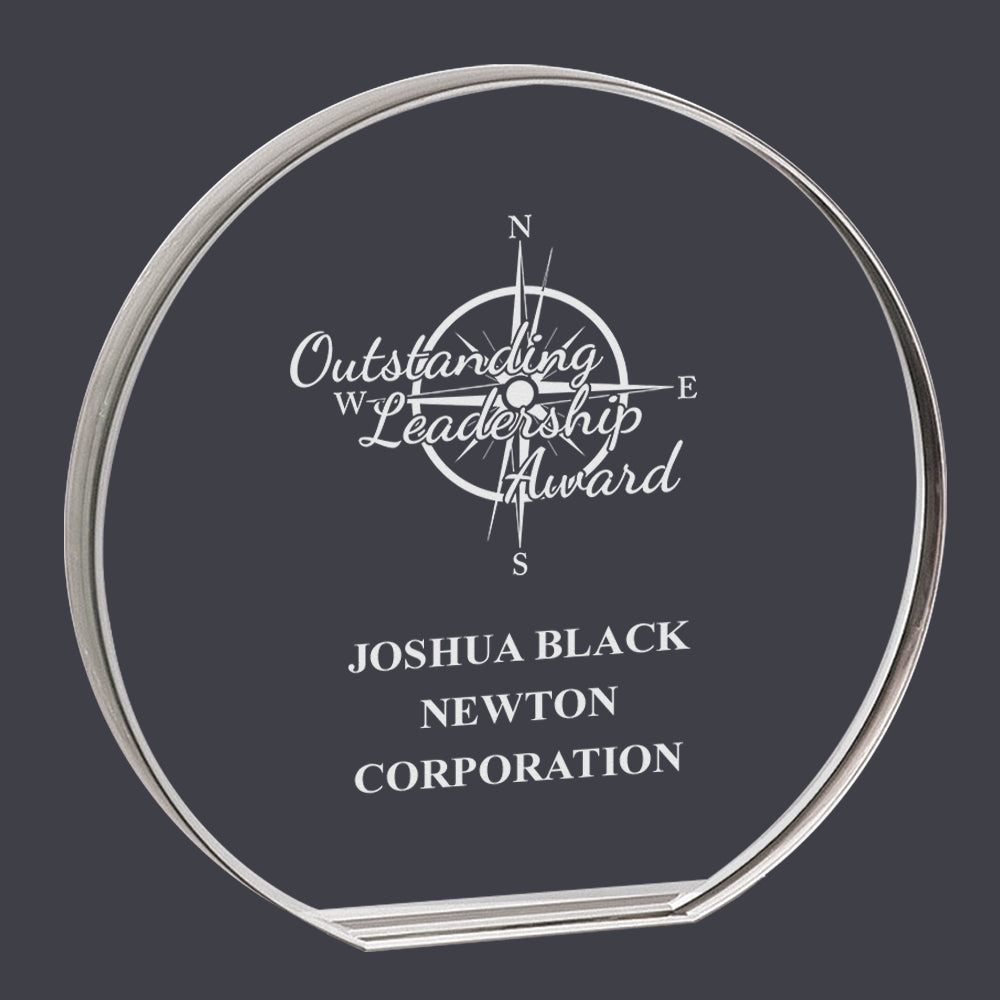 Round Acrylic Award Trophy