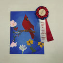 Carlisle 3 Rosette Award Ribbon, 4-1/2" Top