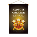 18-1/2"h x 11-1/2"w Cloth Mini Banners Without Fringe