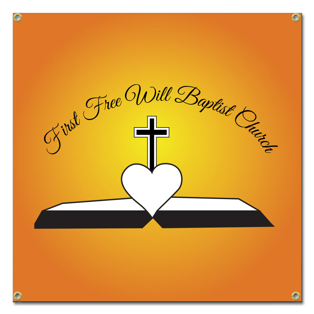 3'h x 3'w 12oz Custom Vinyl Banner - Square