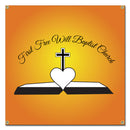 3'h x 3'w Custom Vinyl Banner - Square