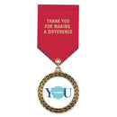 1-3/4” Custom LFL Award Medal With Satin Drape Ribbon