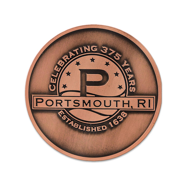 1-1/2" HM Custom Award Medal Coin