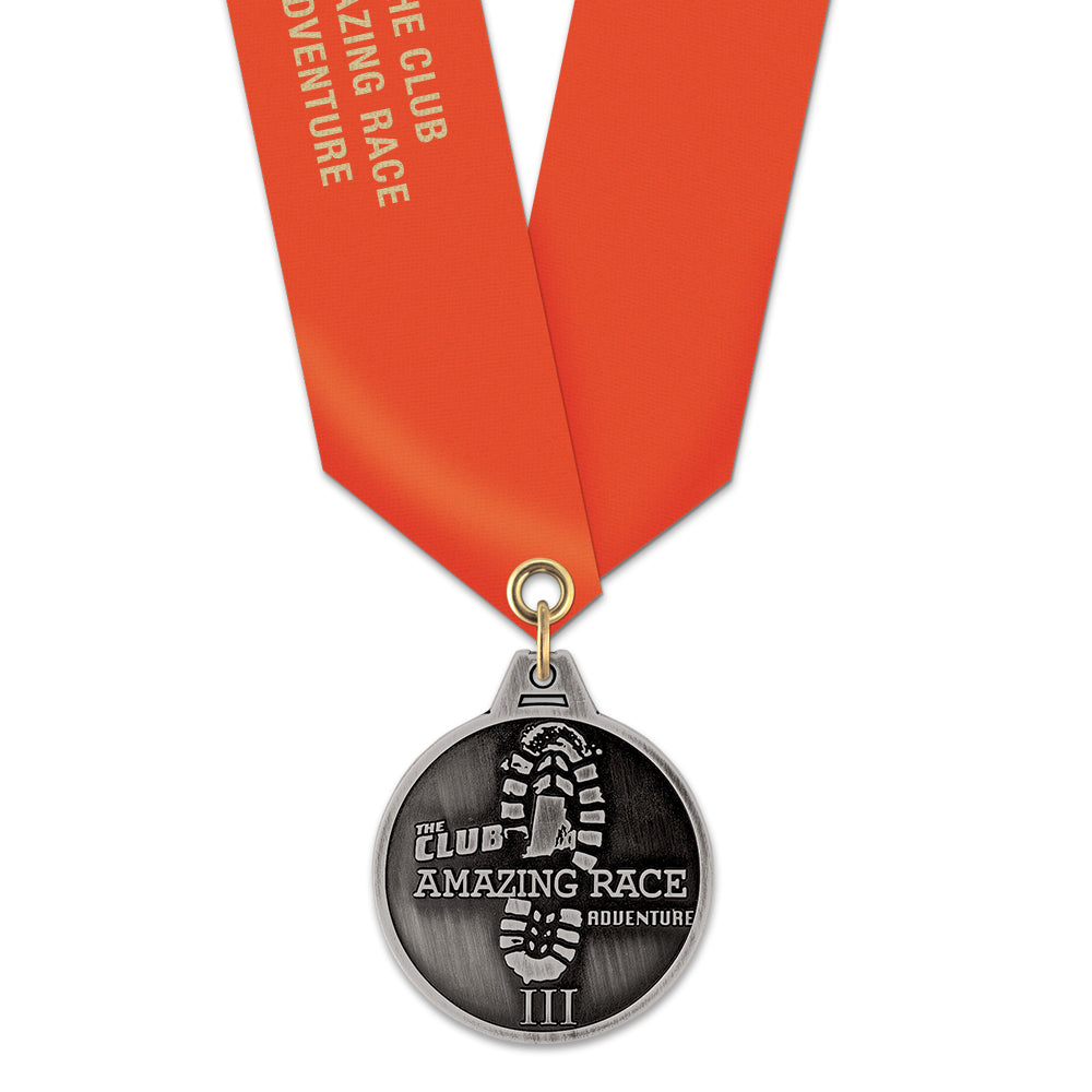 HM Award Medal w/ Satin Neck Ribbon Hodges Badge Company