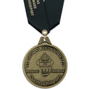 2-1/2" HS Custom Award Medal With Satin Neck Ribbon