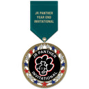 2-3/4” Custom RSG Award Medal With Satin Drape Ribbon