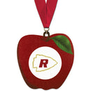 5" Standard Shape Birchwood Medal With Any Grosgrain Neck Ribbon