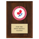 5" x 7" Custom GGM Medal Cherry Plaque