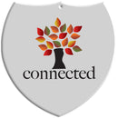 5" x 5"  Full Color Wall Plaques - Shield Shape