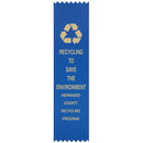 3" x 10" Custom Pinked Top Ribbon - Hodges Badge Company, Inc.