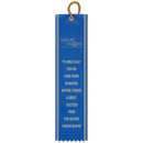 2-1/2" x 10" Custom Square Top Award Ribbon With Border