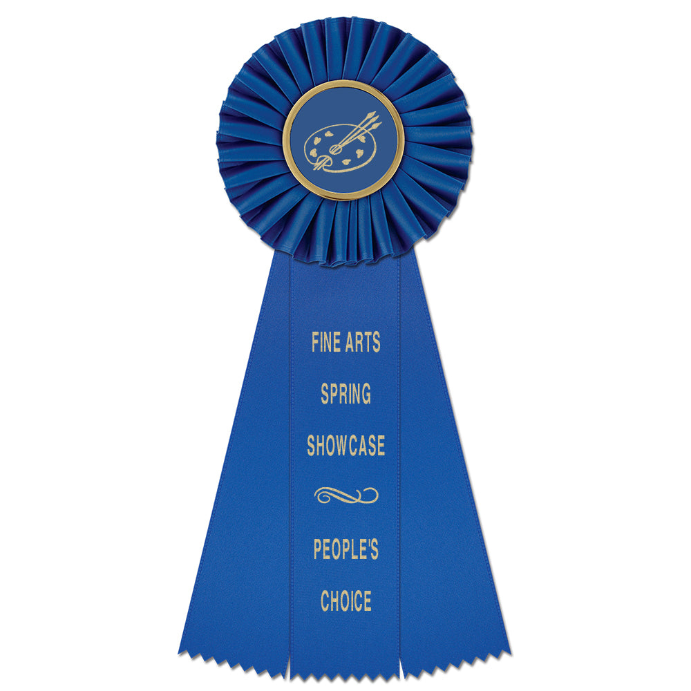 Newport 3 Rosette Award Ribbon, 4-1/2