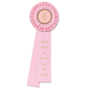 Luxury 2 Uneven Rosette Award Ribbon, 4 1/2" Top.
