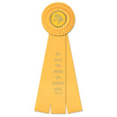 Dover 3 Rosette Award Ribbon, 4-1/2" Top