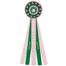 Sparkford 5 Rosette Award Ribbon, 12" Top
