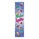 2" X 8" Stock Multicolor Pinked Top Star Tumbler Award Ribbon