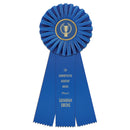 Clare 3 Rosette Award Ribbon, 5" Top