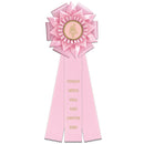 Bath 3 Rosette Award Ribbon, 6" Top