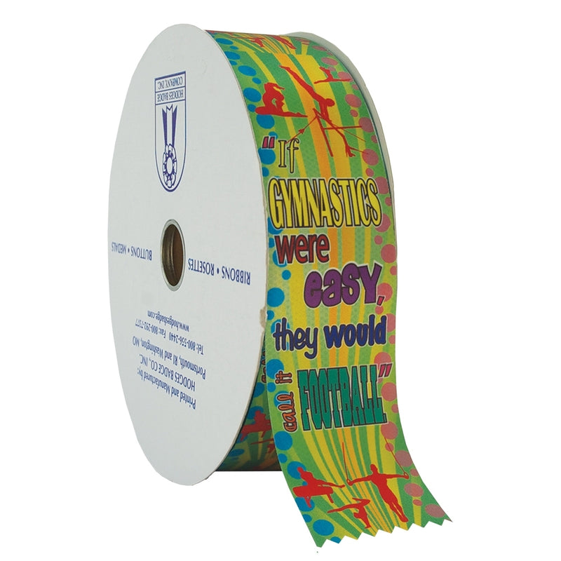 2" X 100 Yards Stock Gym Football Award Ribbon Roll