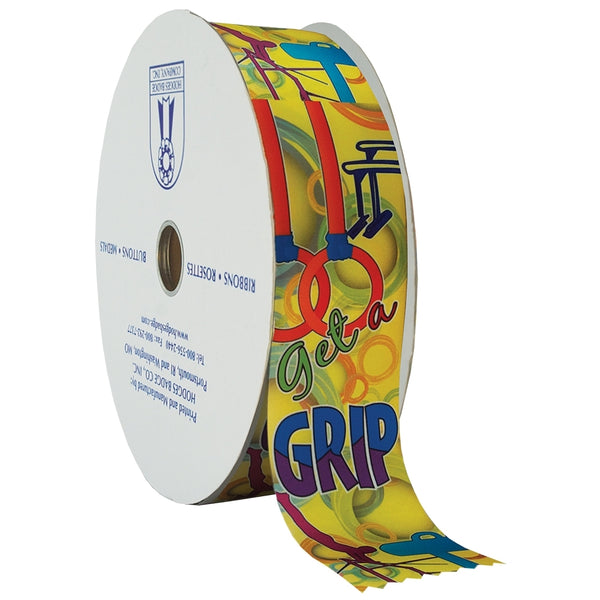 2" X 100 Yards Stock Get A Grip Award Ribbon Roll