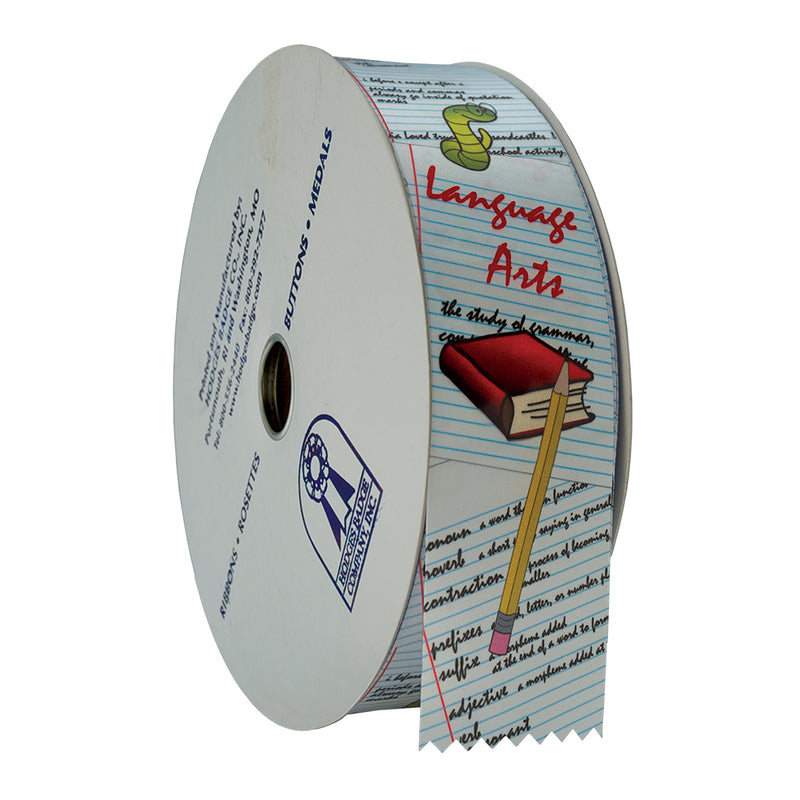 Language Center Ribbon Language Arts Award Ribbon Roll | Hodges Badge