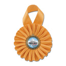Bottle Rosette Award Ribbon, 1"x 8-1/2" Top