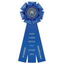 Peerless 3 Rosette Award Ribbon With 3 Streamer Printing, 5-1/2" Top