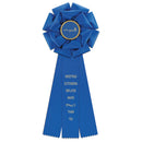 Preston 3 Rosette Award Ribbon, 6-1/2" Top