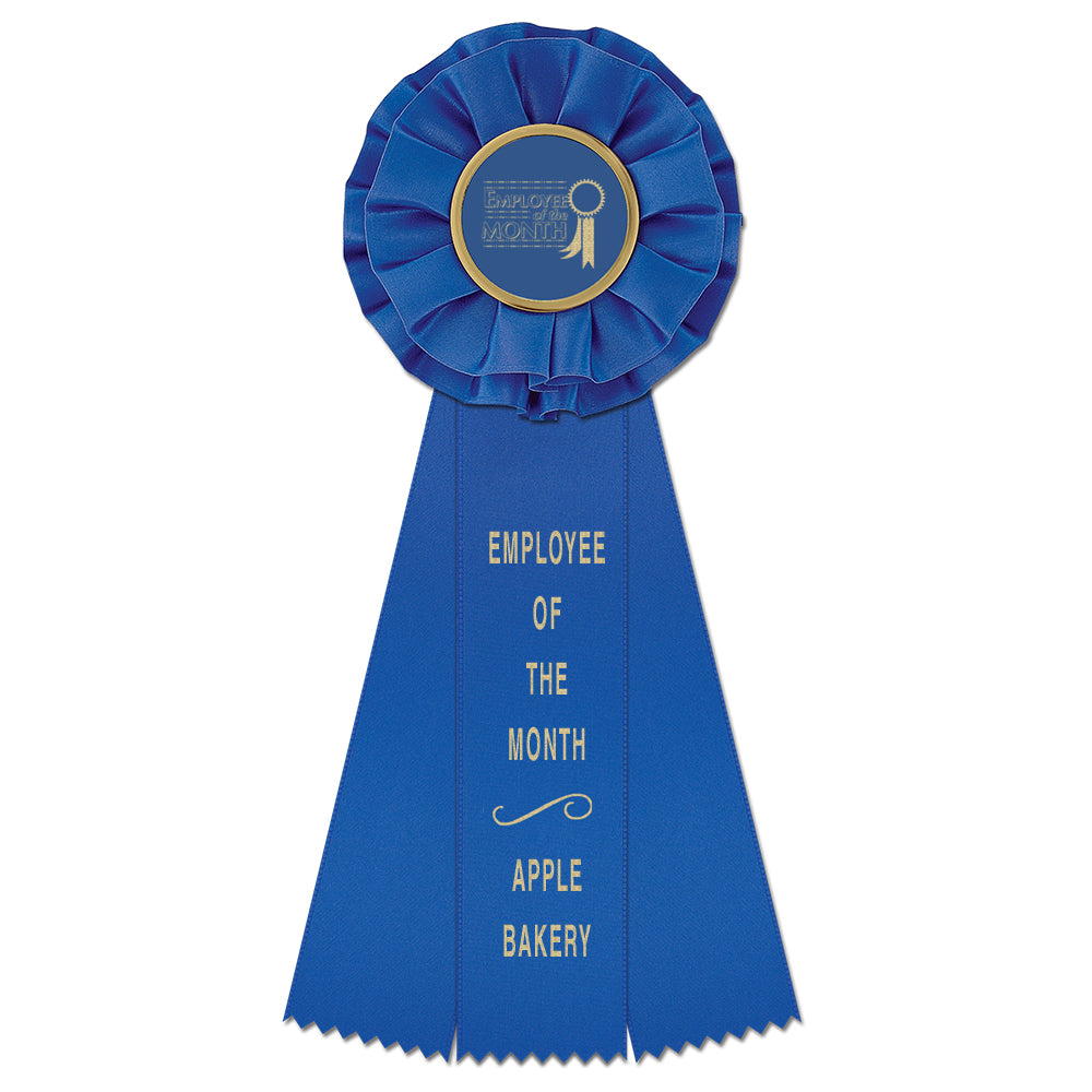 Carlisle 3 Rosette Award Ribbon, 4-1/2