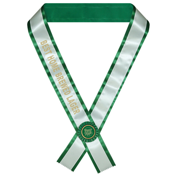 Custom 2 Layer Contestant Award Sash With Rosette 15-28 Letters