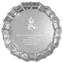12" Pewter Chippendale Award Tray