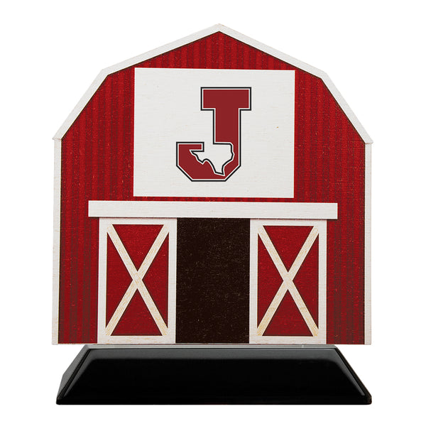 5" Barn Shape Birchwood Award Trophy With Black Base, SALE USE CODE SFTW70