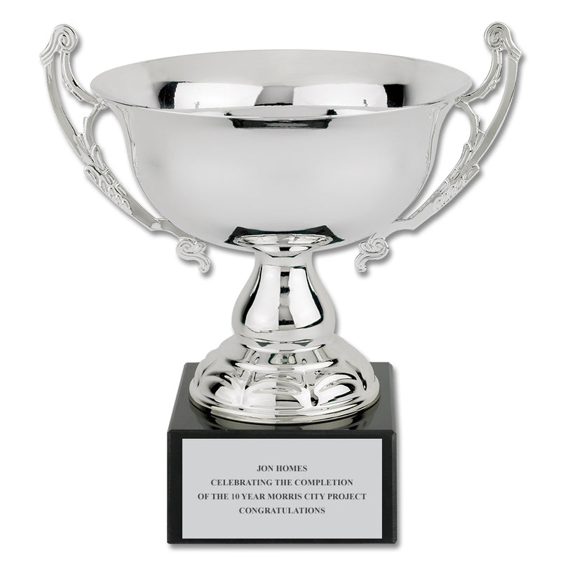 13-1/2" Award Trophy Cup With Attached Marble Base