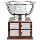 8" Revere Bowl Award Trophy With Perpetual Base