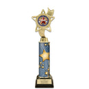 12" Custom Black Base Award Insert Top Trophy